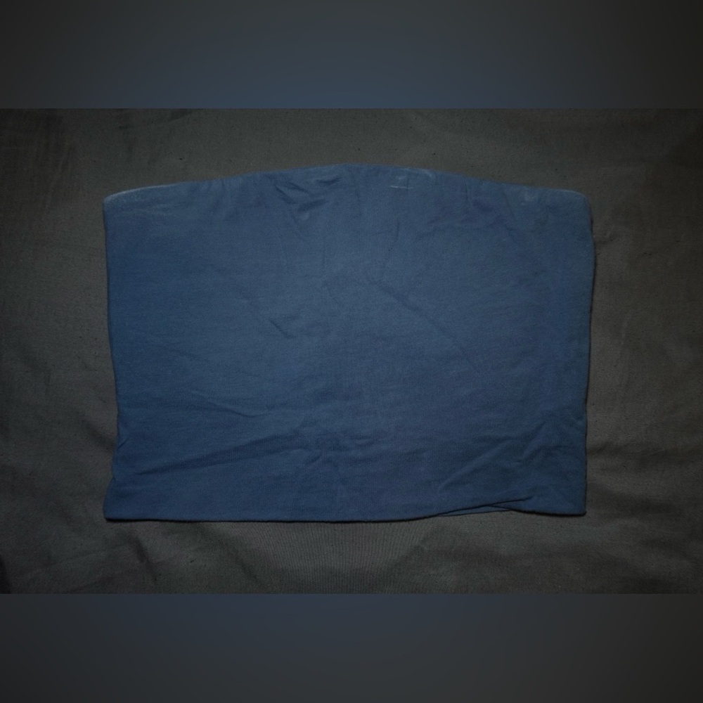 Active Basic Blue Crop Top
